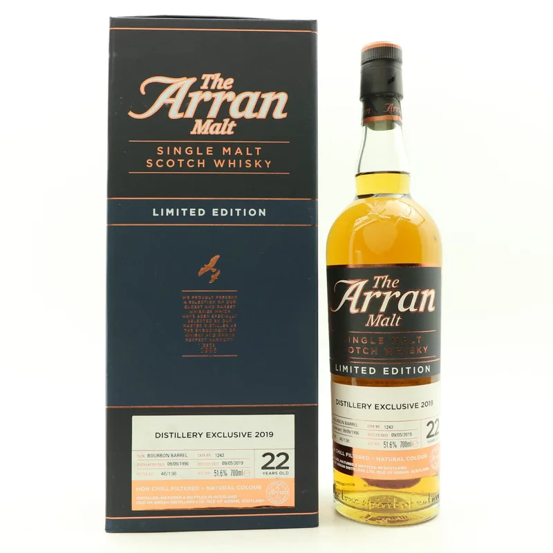 Arran – 1996 22 Year Old Single Cask #1243 Disitillery Exclusive 2019 (70cl, 51.6%)