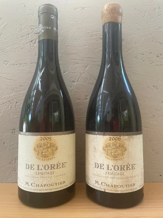 M. Chapoutier Ermitage de l'Oree Blanc; 2005 & 2006 - Ermitage - 2 Bottles (0.75L)