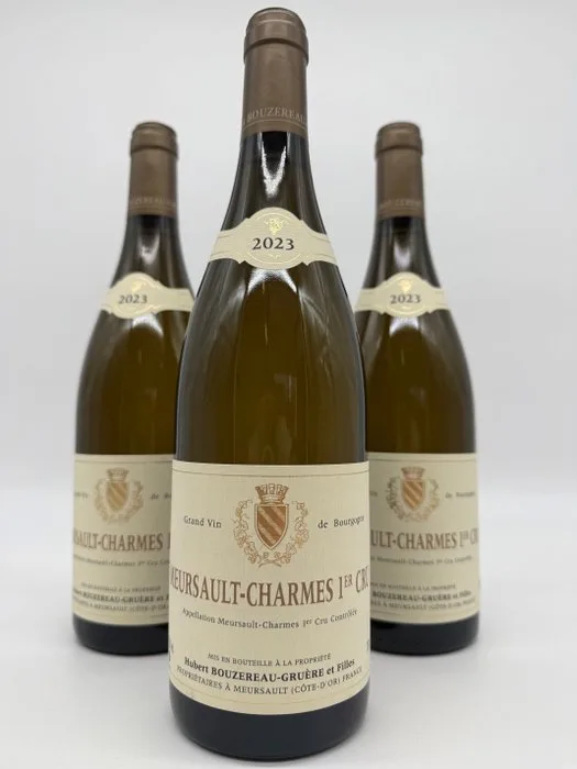 2023 Bouzereau Gruère et Filles "Charmes" - Meursault 1er Cru - 3 Bottles (0.75L)