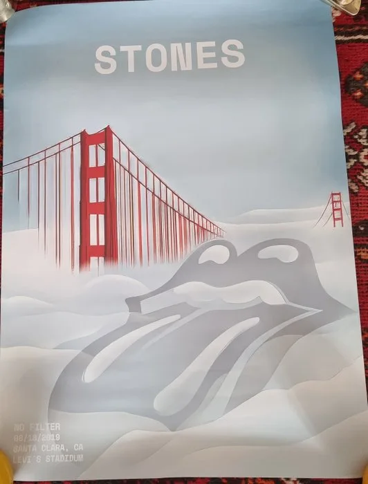 Anonymous - Rolling Stones Gira No Filter California USA sellos original precioso - 2010s