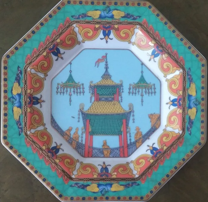 Rosenthal - Versace - Platter - Porcelain - The Travels of Marco Polo