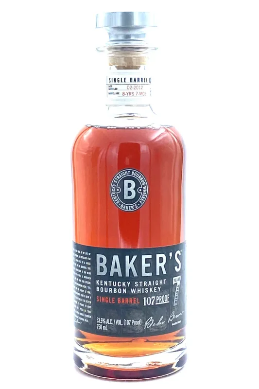 Baker's 7 Year Old Single Barrel Kentucky Straight Bourbon Whiskey