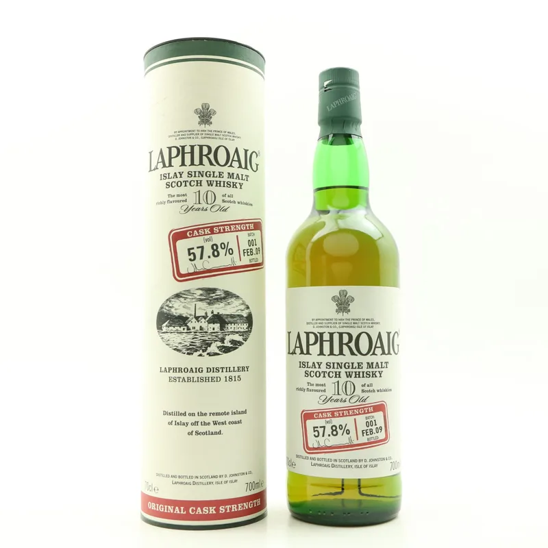 Laphroaig – 10 Year Old Cask Strength Batch #1 (70cl, 57.8%)