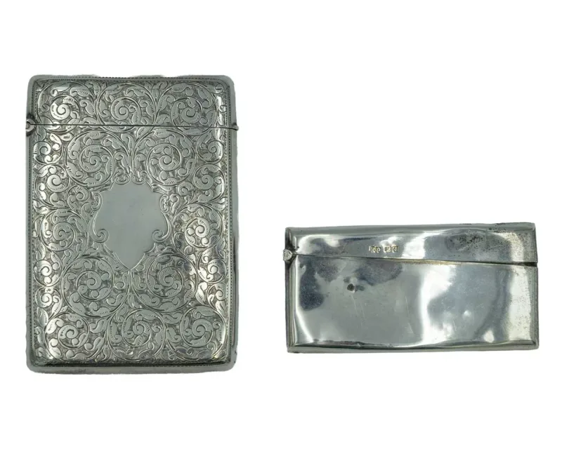 A late Victorian silver cigarette case by Minshull & Latimer