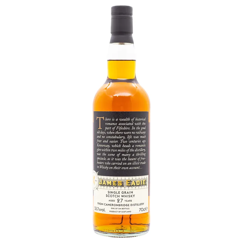 James Eadie Cameronbridge 27 Year Old 1998/2026 Cask 358026 (70cl, 52.7%)