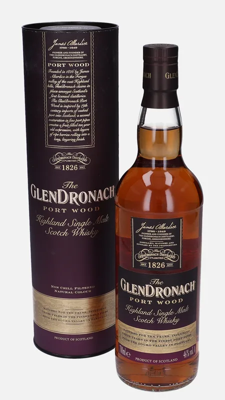 Glendronach – Port Wood 10 Year Old (70cl, 46%)