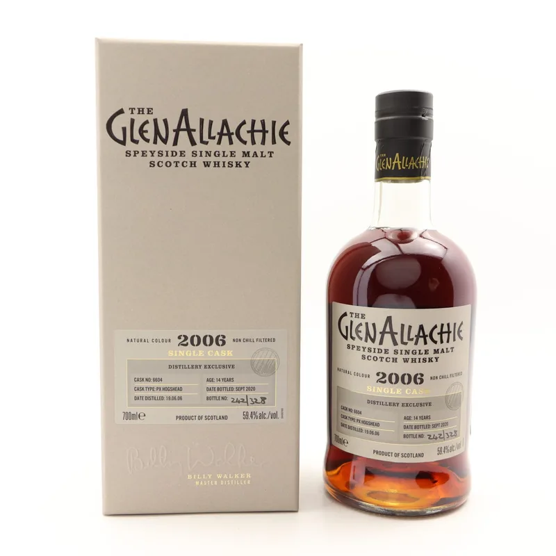 Glenallachie – 2006 14 Year Old Single Cask #6604 Distillery Exclusive (70cl, 59.4%)