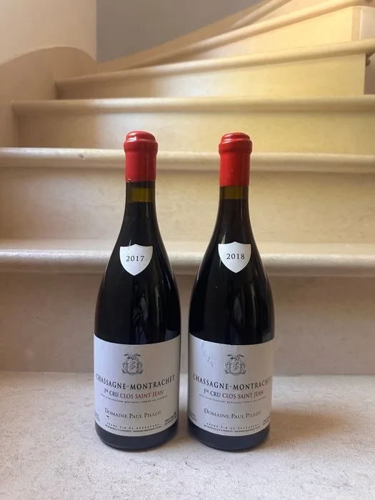 2017 & 2018 Domaine Paul Pillot "Clos Saint-Jean" - Chassagne-Montrachet 1er Cru - 2 Bottles (0.75L)