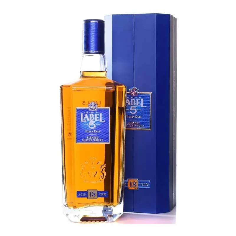 Label 5 Extra Rare 18 Year Old Blended Scotch Whisky (70cl, 40%)