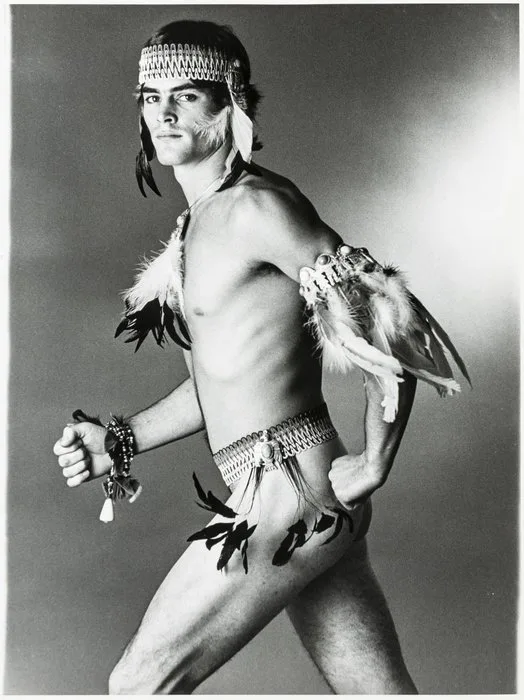 Kenn Duncan - Kenn DUNCAN (1928–1986): Male Nude in Native American Style Costume, USA 1970s