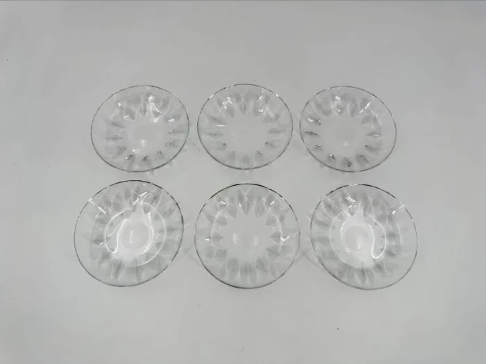 Plate (6) - Crystal - Saint-Louis Crystal Bowl