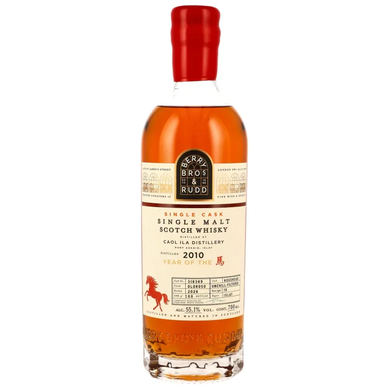 Caol Ila 15 Year Old 2010/2026 - Berry Bros & Rudd - Year of the Horse