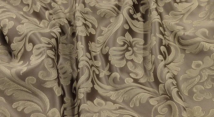 Tessuto d'arredo " Dama" color grigio topo alta grammatura Mario Cavelli Milano - Textile - 525 cm - 300 cm