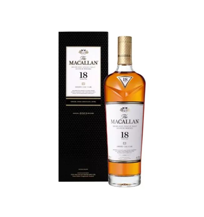Macallan – 18 Year Old Sherry Oak (2023 Edition) (70cl, 43%)