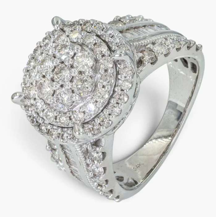 Ring - 14 kt. IGI, Yellow gold - 2.30ct. tw. Diamond (Natural)