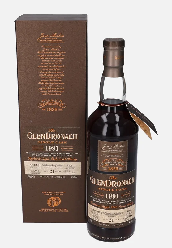 Glendronach – 1991 21 Year Old Single Cask