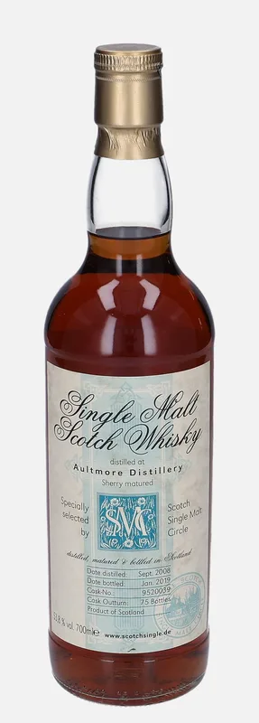 Aultmore – 2008 Scotch Single Malt Circle (70cl, 53.8%)