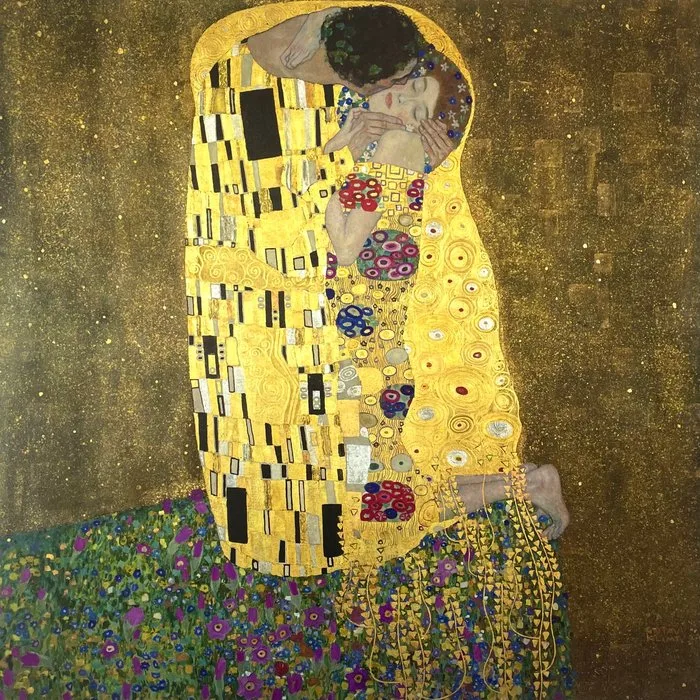 Gustav Klimt (after) - Der Kuss - Fine Art giclée - 60x60 - licensed print - COA