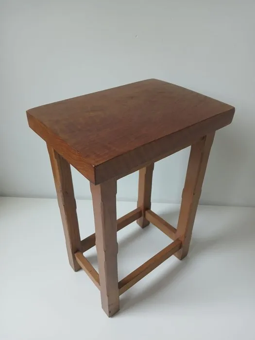 Side table - Wood - Vintage - Brutalist