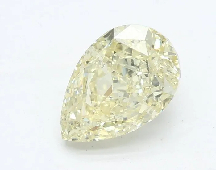 1 pcs Diamond (Natural coloured) - 1.01 ct - Pear - SI2 - Gemological Institute of America (GIA)