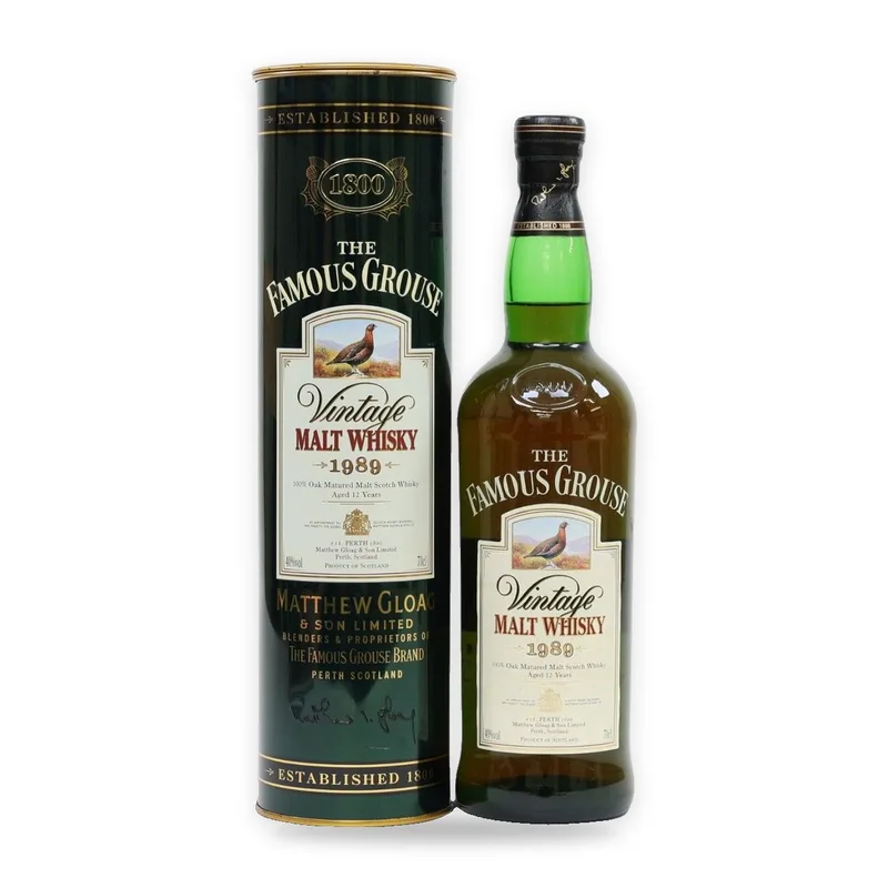 Famous Grouse - 12 Year Old 1989 Vintage Matthew Gloag