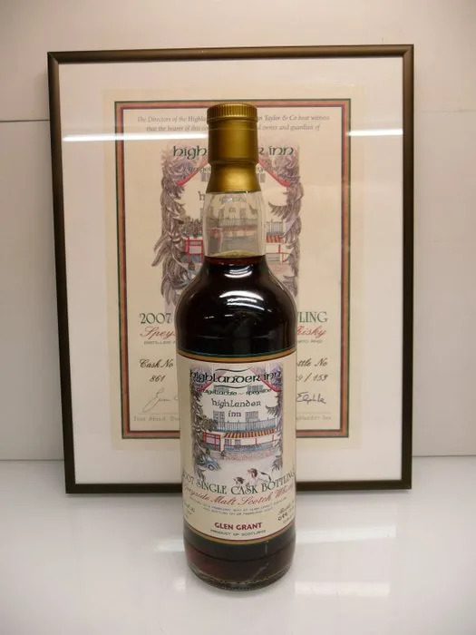 Glen Grant 1970 37 years old Single Cask for Highlander Inn - Duncan Taylor - b. 2007 - 70cl