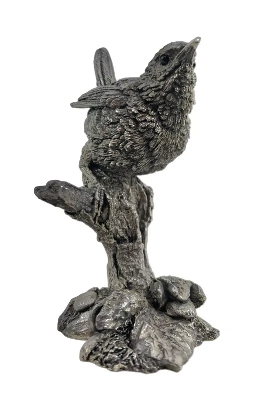 Elizabeth II Hallmarked Silver Figure of a Robin