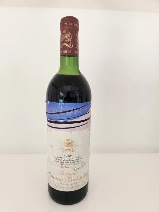 1980 Chateau Mouton Rotschild - Pauillac 1er Grand Cru Classé - 1 Bottle (0.75L)
