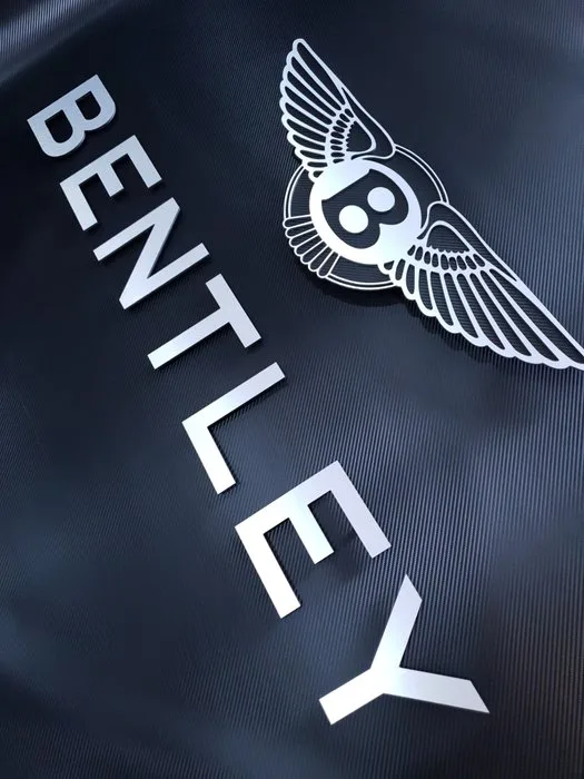 Sign - Bentley - Logo mural professionnel prémium - Aluminium* - XL Size - -> 125 cm