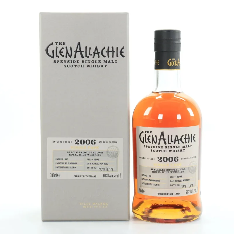 Glenallachie – 14 Year Old 2006 Single Pedro Ximenez Puncheon #1450 (70cl, 60.3%)
