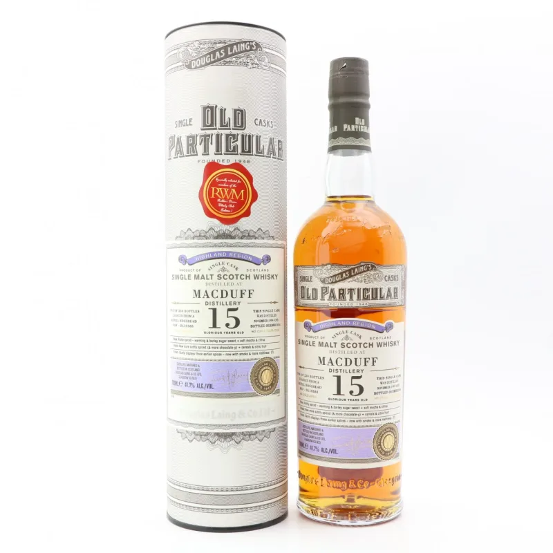 Macduff – (Glen Deveron) 15 Year Old 1999 Douglas Laing Old Particular Single Refill Hogshead DL 10588