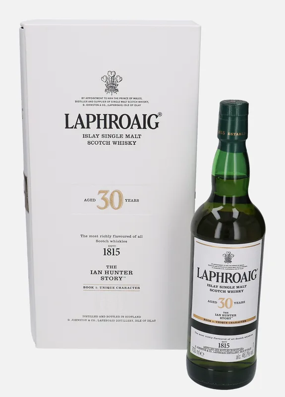 Laphroaig – The Ian Hunter Story 30 Year Old Book 1