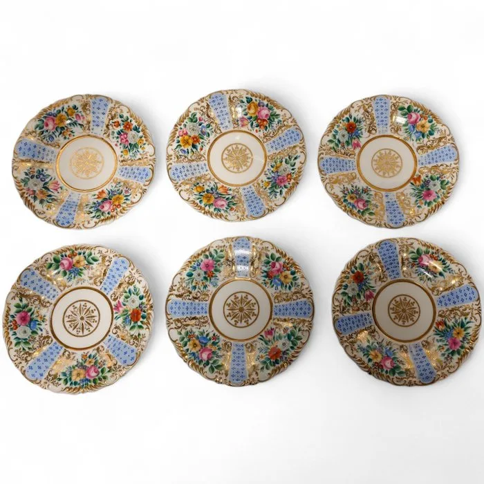 Fischer & Reichenbach (F&R) - Pirkenhammer / Böhmen - Plate (6) - Porcelain