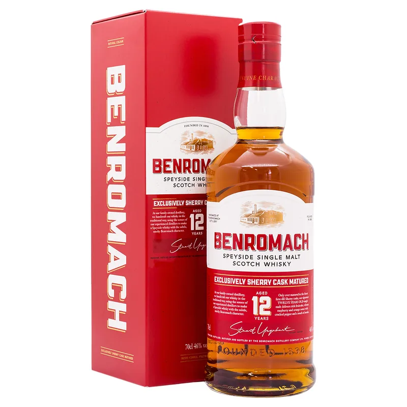 Benromach – 12 Years Exclusively Sherry Cask Matured (70cl, 46%)