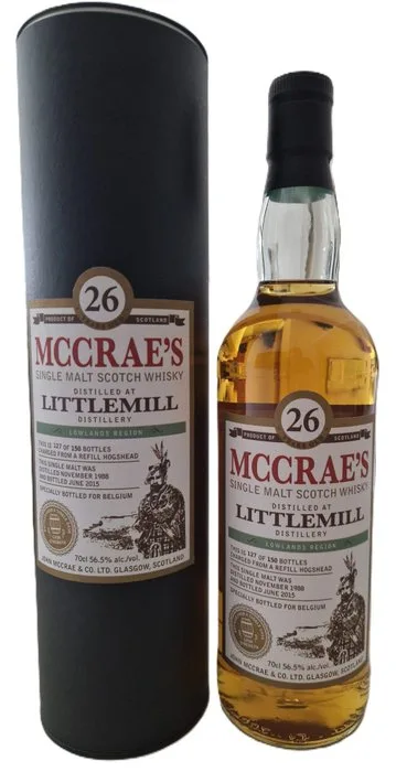 Littlemill 1988 26 years old McCrae's - John McCrae & Co. Ltd. - b. 2015 - 70cl