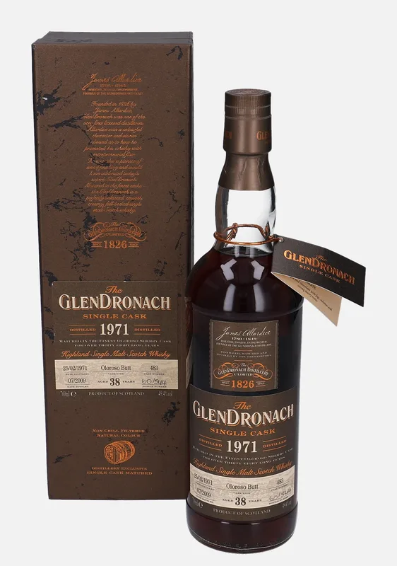 Glendronach – 1971 38 Year Old Single Cask