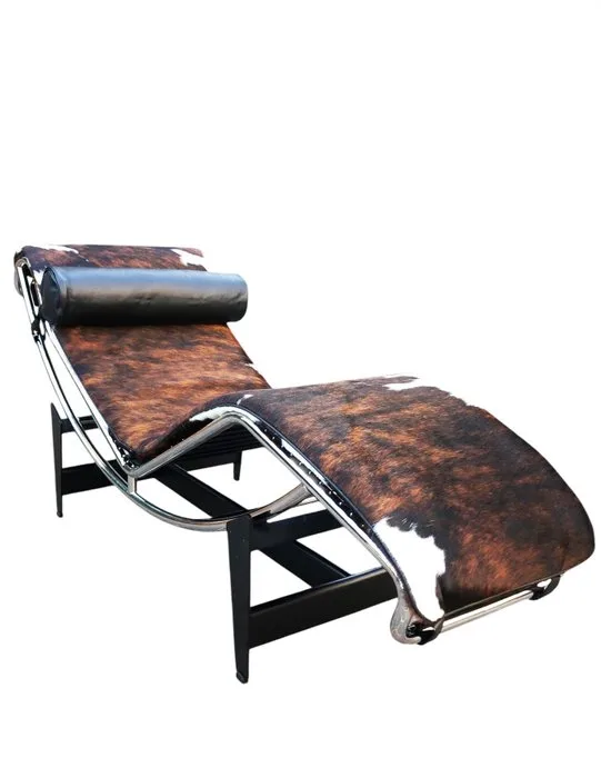 Cassina - Le Corbusier, Pierre Jeanneret - Charlotte Perriand - Lounge chair - LC4 - Steel, Leather