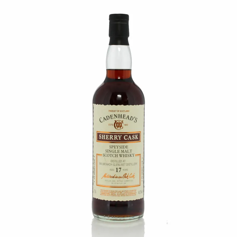 Balmenach-Glenlivet 2005 17 Year Old Cadenhead's Sherry Cask