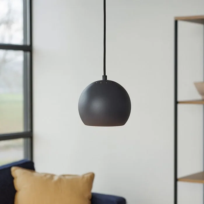 Frandsen - Benny Frandsen - Hanging lamp (2) - Ball Limited Edition - Dark Grey - Metal - 2 Items