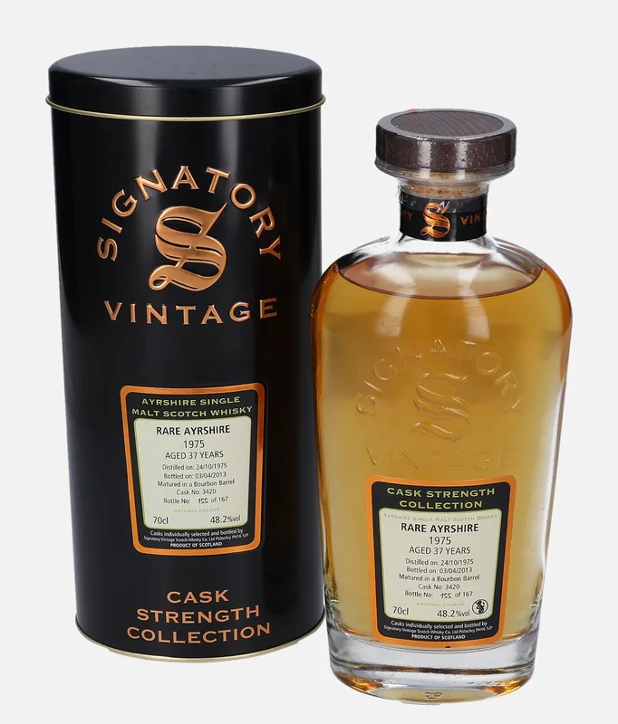 Ladyburn – 1975 37 Year Old Signatory Vintage Scotch Whisky Co. Cask Strength Collection