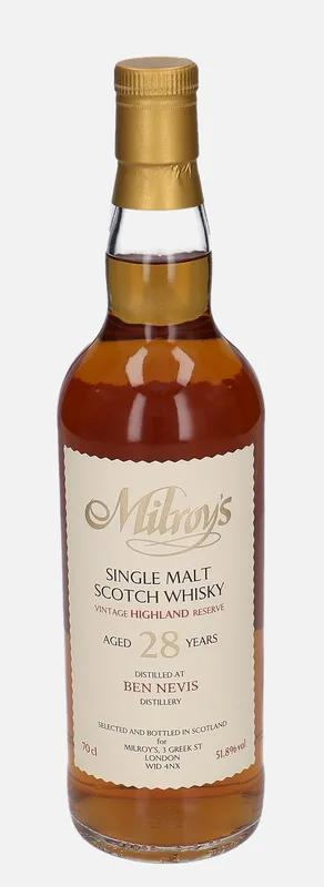 Ben Nevis – 1996 28 Year Old Milroy’s