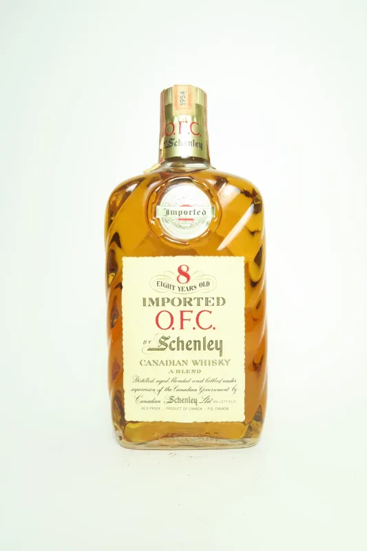 Schenley O.F.C. 8 Year Old Blended Canadian Whisky, Distilled 1954, Bottled 1962 (75.7cl, 43.4%)