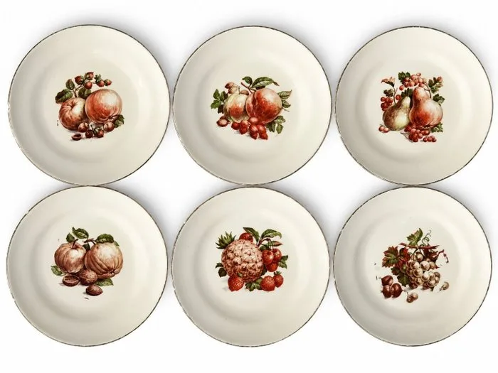 Richard Ginori - Plate (6) - Porcelain