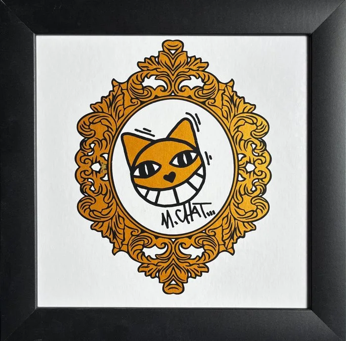 M.Chat (Thoma Vuille) (1977) - Le Chat doré dans son cadre baroque