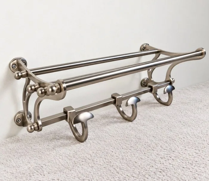 Coat rack - Chrome, Steel - Art Deco Design