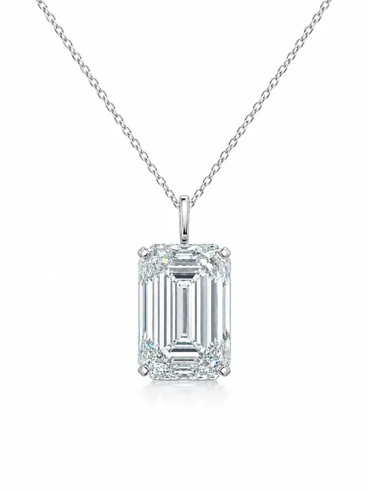 Necklace - 14 kt. White gold - 15.15ct. tw. Diamond (Lab-grown)