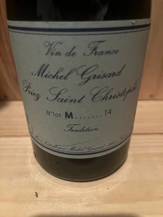 2014 Michel Grisard "Priez Saint Christophe - Tradition" - Savoy - 1 Bottle (0.75L)