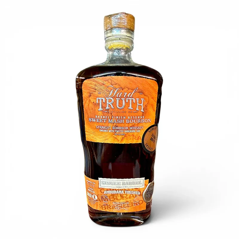 Hard Truth – 5 Year Old Barrel Finish Reserve Single Barrel #19-0814 Amburana Finished Sweet Mash Indiana Bourbon (75cl, 55.7%)