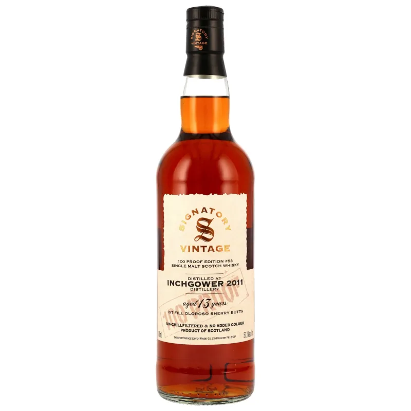 Inchgower – 13 Year Old 2011/2025 Signatory Vintage 100 Proof #53
