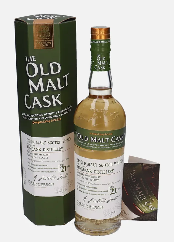 Rosebank – 1990 21 Year Old Douglas Laing The Old Malt Cask